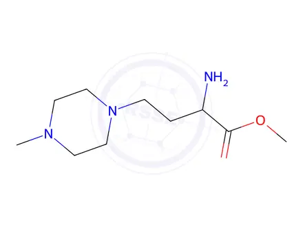 Chemical structure of Methyl 2-amino-4-(4-methylpiperazin-1-yl)butanoate