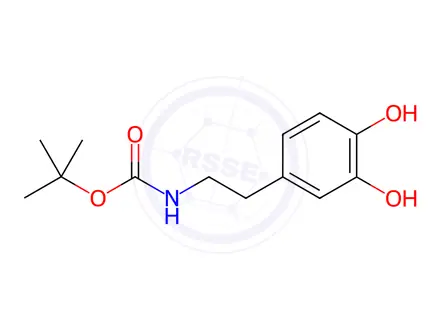 Chemical structure of N-Boc-Dopamine