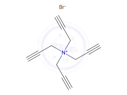 Chemical structure of Tetrakis(prop-2-yn-1-yl)azanium Bromide