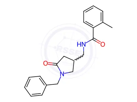 Chemical structure of N-((1-Benzyl-5-oxopyrrolidin-3-yl)methyl)-2-methylbenzamide