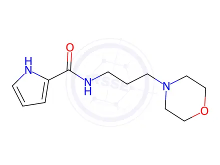 Chemical structure of N-(3-morpholinopropyl)-1H-pyrrole-2-carboxamide