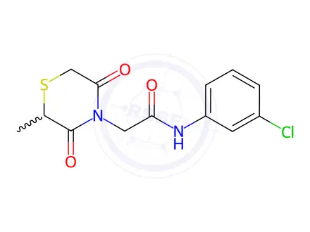 Chemical structure of N-(3-Chlorophenyl)-2-(2-methyl-3,5-dioxothiomorpholino)acetamide