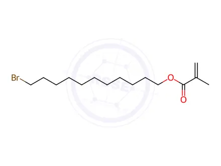 Chemical structure of 11-bromoundecyl methacrylate