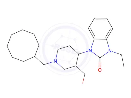 Chemical structure of (+/-)-J 113397
