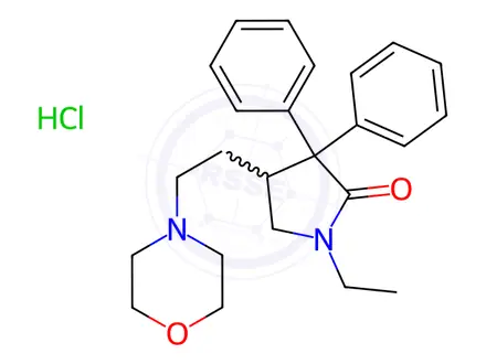 Chemical structure of Doxapram Hydrochloride