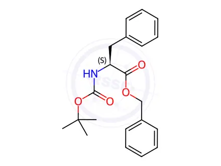 Chemical structure of Boc-Phe-OBz