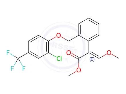 Chemical structure of Flufenoxystrobin