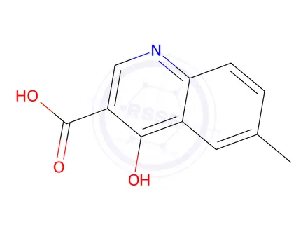Chemical structure of 6-Methyl-4-oxo-1,4-dihydroquinoline-3-carboxylic Acid