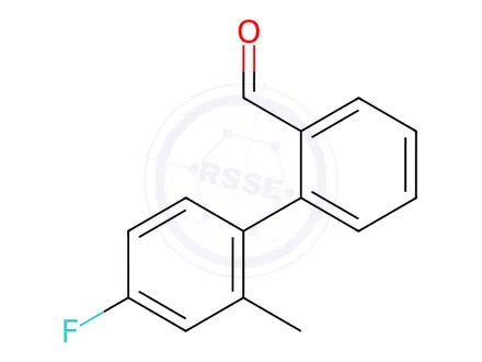 Chemical structure of 4'-Fluoro-2'-methyl-[1,1'-biphenyl]-2-carbaldehyde