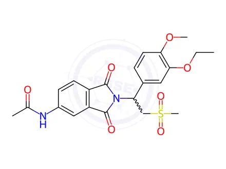 Chemical structure of Apremilast Impurity D