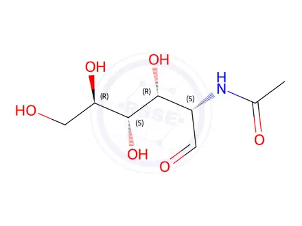 Chemical structure of N-Acetyl-D-mannosamine