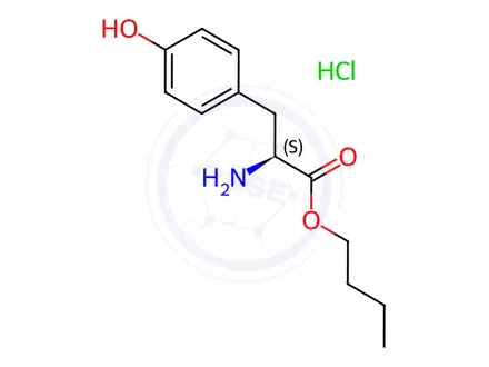 Chemical structure of L-Tyrosinebutylesterhydrochloride