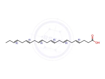 Chemical structure of Docosahexaenoic acid