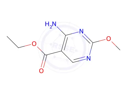 Chemical structure of Ethyl 4-amino-2-methoxypyrimidine-5-carboxylate