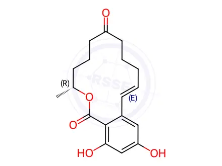 Chemical structure of Zearalenone Impurity 8
