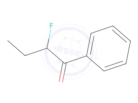 Chemical structure of 1-Butanone, 2-fluoro-1-phenyl-(9CI)