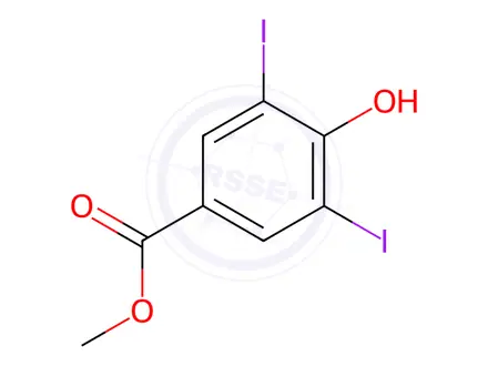 Chemical structure of Methyl 4-hydroxy-3,5-diiodobenzoate