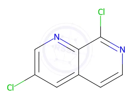 Chemical structure of 3,8-dichloro-1,7-naphthyridine