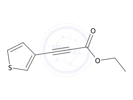 Chemical structure of Ethyl 3-(thiophen-3-yl)prop-2-ynoate