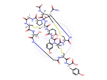 Chemical structure of Linaclotide Impurity 1 Monomer (Acylated Linaclotide Monomer)