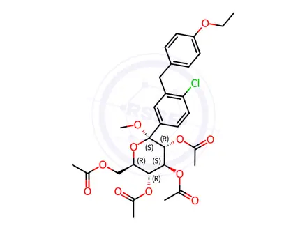 Chemical structure of Dapagliflozin Impurity 458