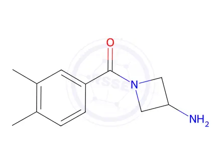 Chemical structure of 1-(3,4-Dimethylbenzoyl)azetidin-3-amine