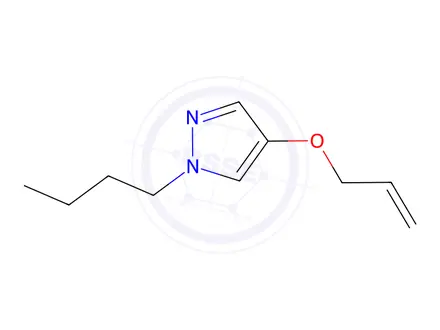 Chemical structure of 4-Allyloxy-1-butyl-1H-pyrazole