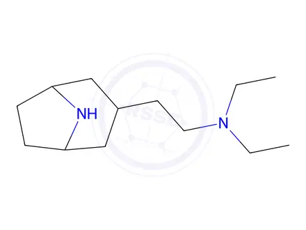 Chemical structure of 2-(8-Azabicyclo[3.2.1]octan-3-yl)-N,N-diethylethan-1-amine
