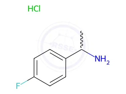 Chemical structure of 1-(4-Fluorophenyl)ethanamine HCl