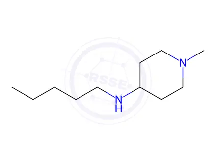 Chemical structure of 1-Methyl-N-pentylpiperidin-4-amine