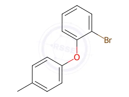 Chemical structure of Benzene, 1-bromo-2-(4-methylphenoxy)-