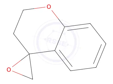 Chemical structure of Spiro[chromane-4,2'-oxirane]