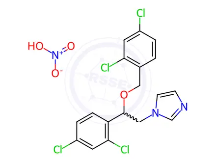 Chemical structure of Isoconazole Nitrate EP Impurity C