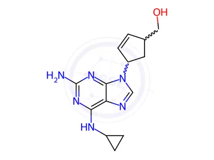 Chemical structure of (4-(2-Amino-6-(cyclopropylamino)-9h-purin-9-yl)cyclopent-2-en-1-yl)methanol