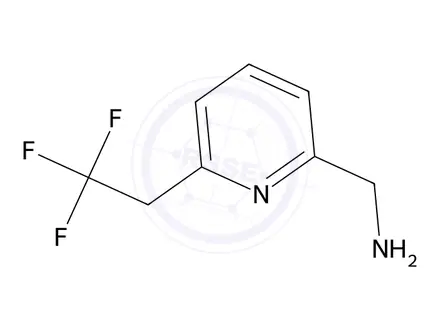 Chemical structure of (6-(2,2,2-Trifluoroethyl)pyridin-2-yl)methanamine