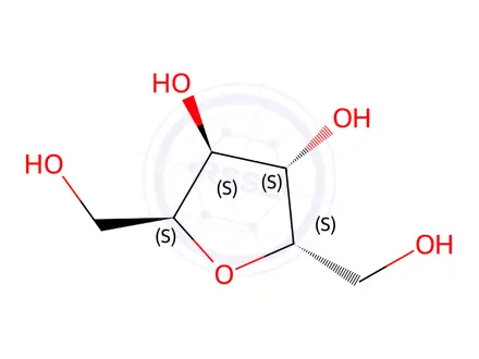 Chemical structure of 2,5-Anhydro-L-iditol