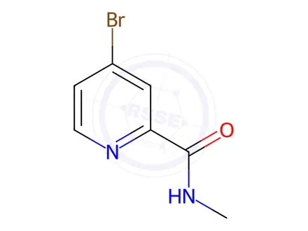 Chemical structure of 4-bromo-N-methylpicolinamide