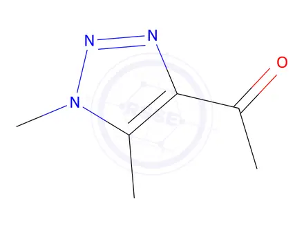 Chemical structure of Ethanone, 1-(1,5-dimethyl-1H-1,2,3-triazol-4-yl)-(9CI)