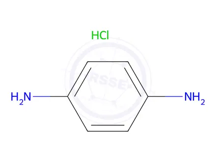 Chemical structure of Benzene-1,4-diamine hydrochloride