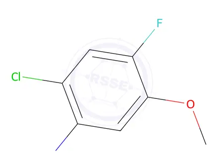 Chemical structure of 2-Chloro-4-fluoro-5-methoxy-phenylamine