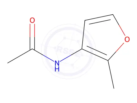 Chemical structure of n-(2-Methylfuran-3-yl)acetamide