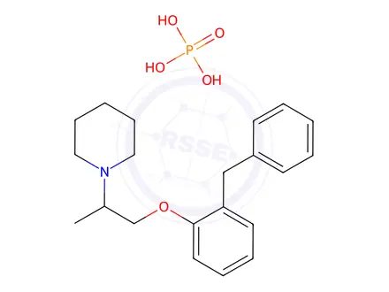 Chemical structure of Benproperine phosphate
