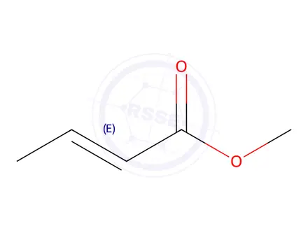 Chemical structure of Methyl trans-2-butenoate