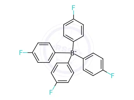 Chemical structure of SODIUM TETRAKIS(4-FLUOROPHENYL)BORATE