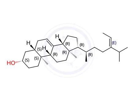 Chemical structure of Stigmasterol Impurity 2