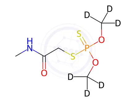 Chemical structure of Dimethoate-[D6] in acetone