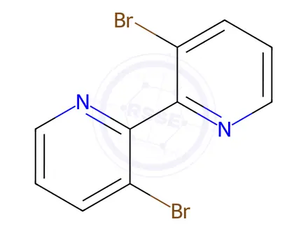Chemical structure of 3,3'-Dibromo-2,2'-bipyridine