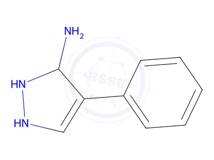 Chemical structure of 4-Phenyl-2,3-dihydro-1H-pyrazol-3-amine