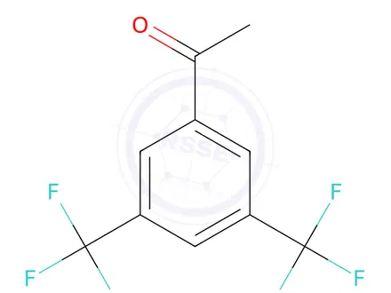 Chemical structure of 3D#39;,5D#39;-Bis(trifluoromethyl)acetophenone