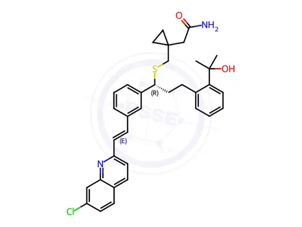 Chemical structure of Montelukast Sodium Impurity 17